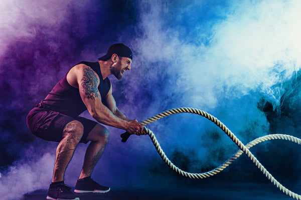 Workout Fitness Climbing Rope Gym Exercise Battle Rope 15' Ft in