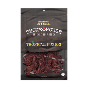 Steel Supplements Jerky Tropical Fusion 2.5 oz. Steel Smokehouse Brisket Beef Jerky