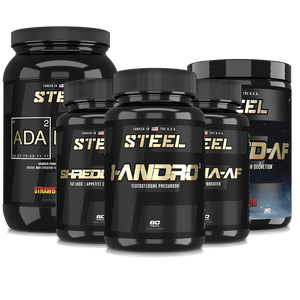 Steel Supplements Stack Strawberry Banana / Fruit Punch Alpha Omega Stack