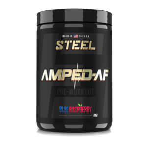 The Steel Supplements Supplement Blue Raspberry AMPED-AF