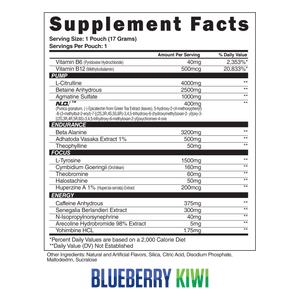Steel Supplements Sample Amped-AF Sample Packets