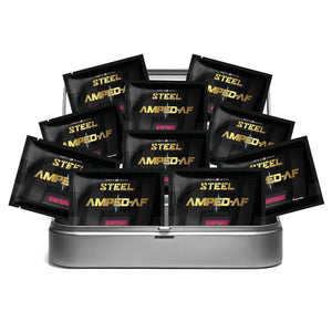 Steel Supplements Sample Berryburst / Travel Kit (10 Samples Packets) Amped-AF Sample Packets