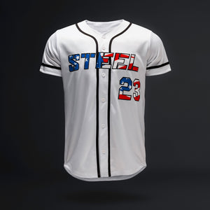 Steel Co White USA Jersey / S CHANGEUP JERSEY