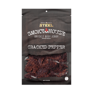 Steel Supplements Jerky 2.5 oz. Cracked Pepper - Brisket Beef Jerky