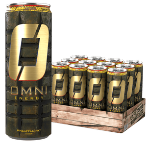Steel Supplements Supplement Pineapple|MK2 Case of 12 Cans Omni Energy - Case of 12 Cans