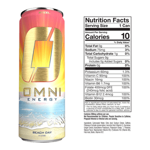 Steel Supplements Supplement Omni Energy Drink Bundle - 1 Can of Each Flavor