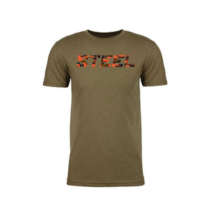 The Steel Supplements Apparel Military Green / S Orange Camo