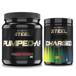 Steel Supplements Stack Candy Bliss / Strawberry Watermelon PRE-WORKOUT STACK