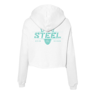 Steel Supplements Sets on the Beach STEEL Crop Hoodie