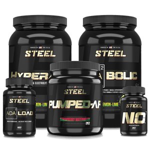 Steel Supplements Stack Lemon Lime / Lemon Lime / Strawberry Watermelon Skin Splitting Stack