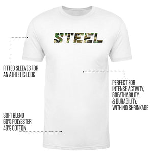 Steel Supplements Apparel STEEL CAMO PERFORMANCE T-SHIRT