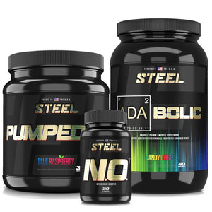 Steel Supplements Stack Candy Bliss / Blue Raspberry Ultimate Pump Stack