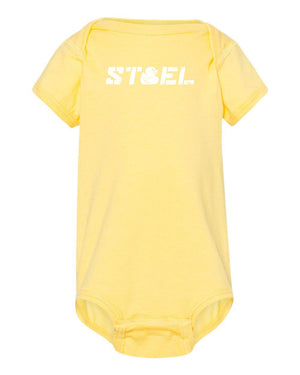 Steel Supplements Butter / NB Baby Onesies