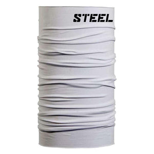 Steel Supplements Accessories White with Black Steel Face Buff