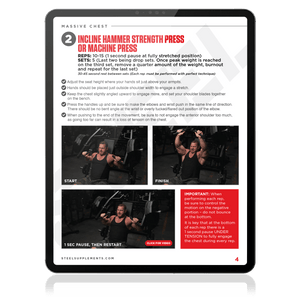 Steel Supplements Ebook Massive Chest