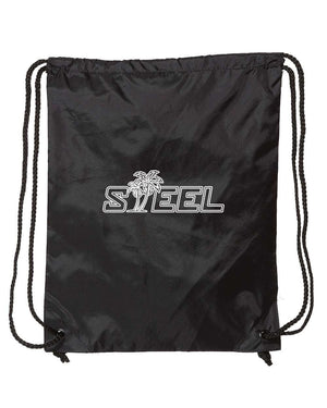 Steel Supplements White Miami Lights STEEL Drawstring Bag