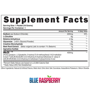 The Steel Supplements Sample PUMPED-AF Sample Packets