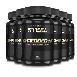 The Steel Supplements Fat Burner SHREDDED-AF (6 Bottles)
