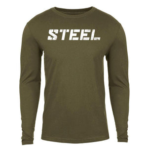 Steel Supplements Apparel Small / Military Green STEEL Long Sleeve