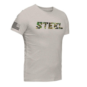Steel Supplements Apparel STEEL SAND CAMO PERFORMANCE T-SHIRT