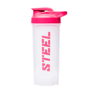 The Steel Supplements Accessories Pink Tall Colored STEEL SHAKER