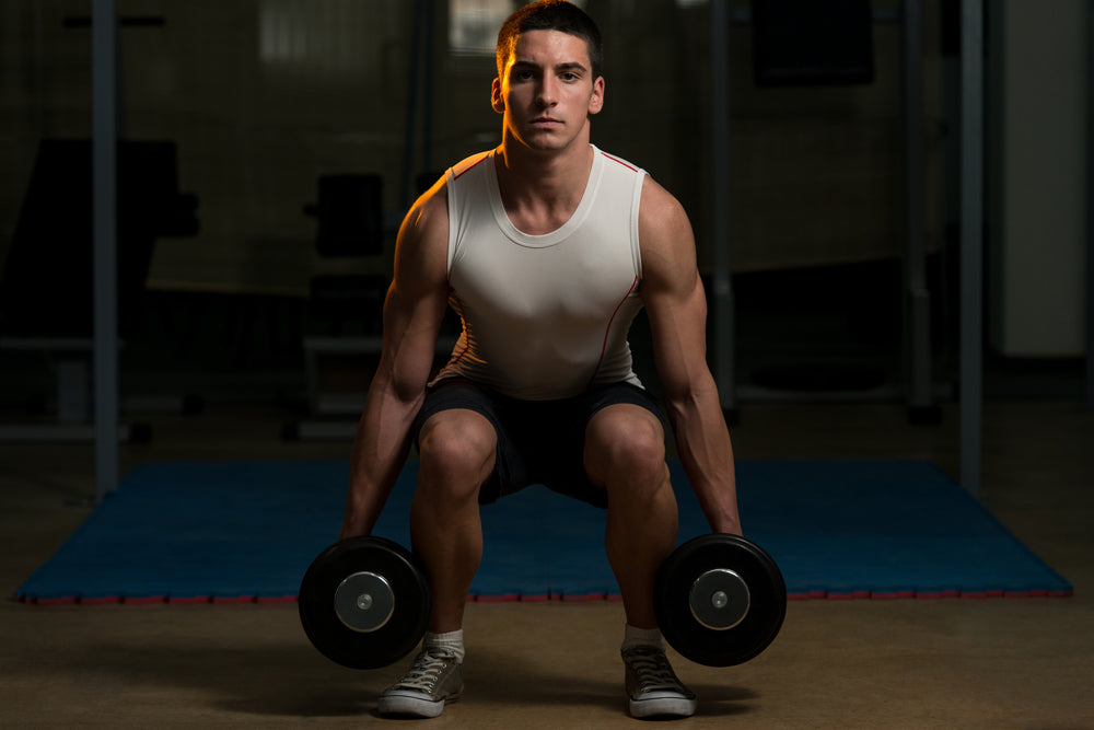 How to Do the Dumbbell Squat and Press