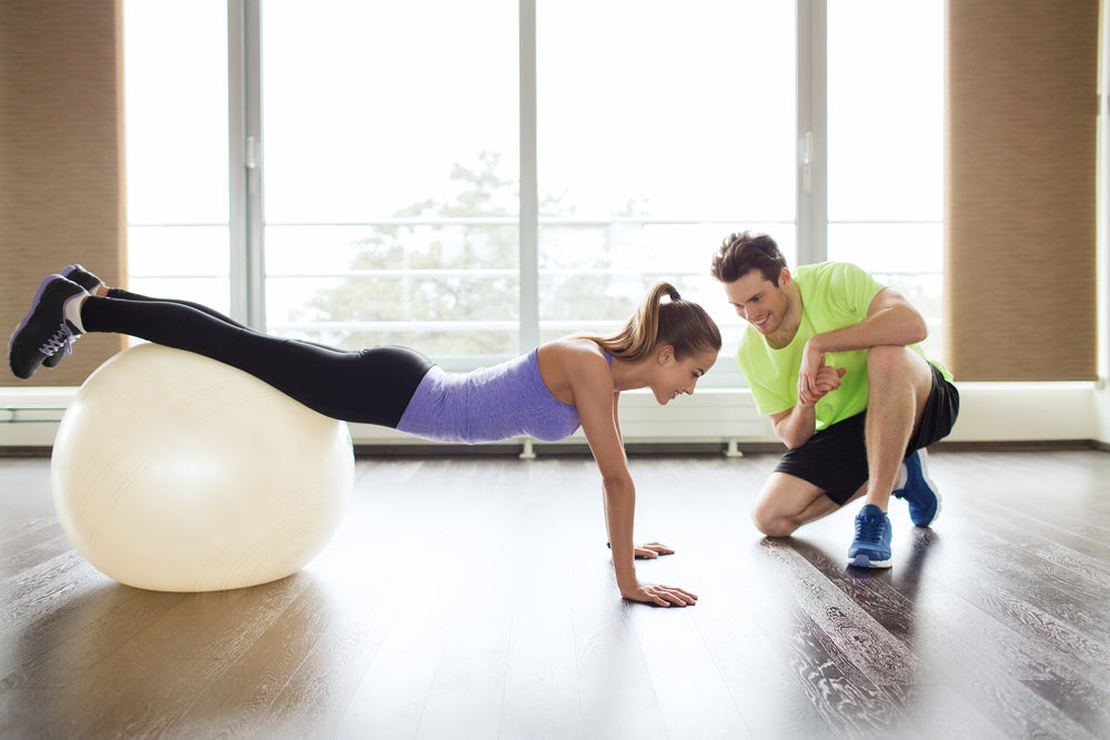 Total Body Exercise Ball Workout - 10 Minute Physioball Routine