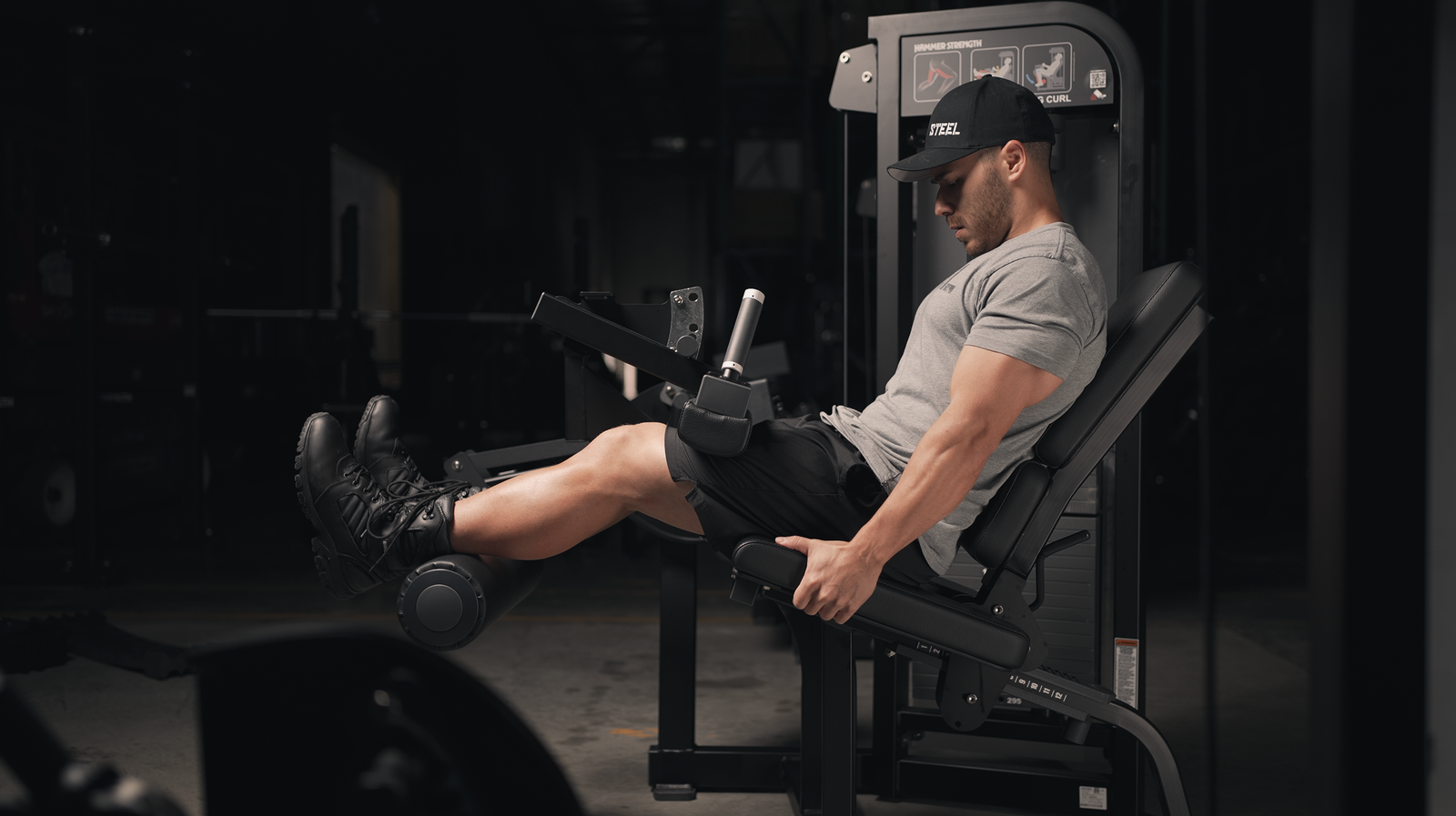 Hamstring curl deals machine