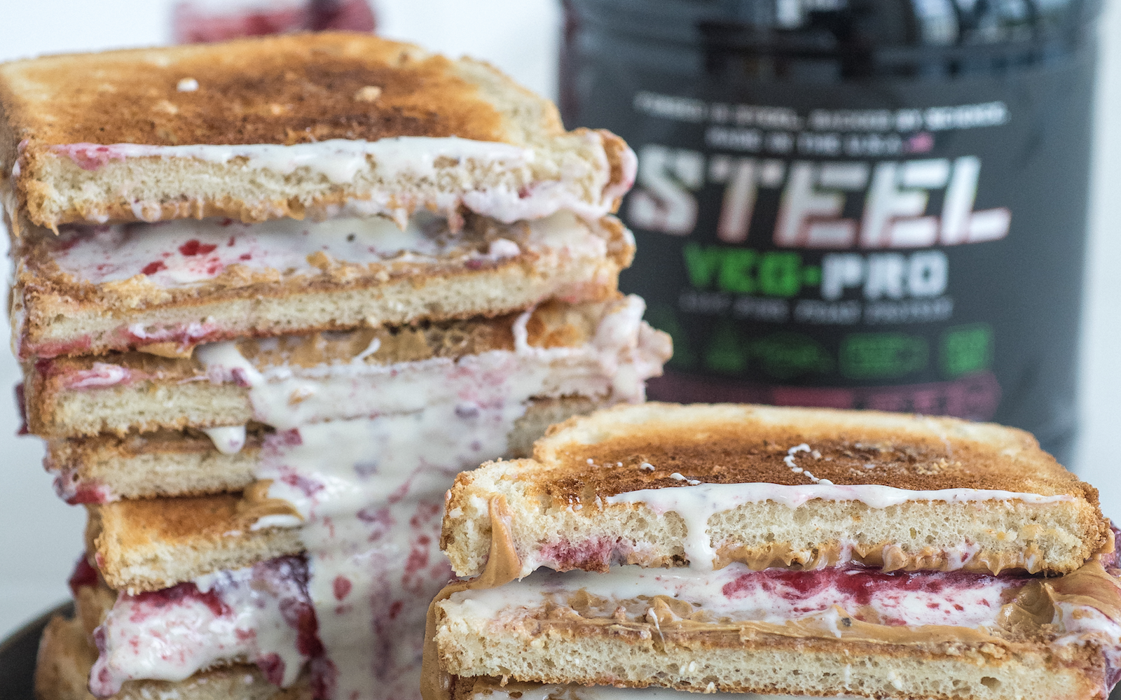 Strawberry Cheesecake Toast Stacks