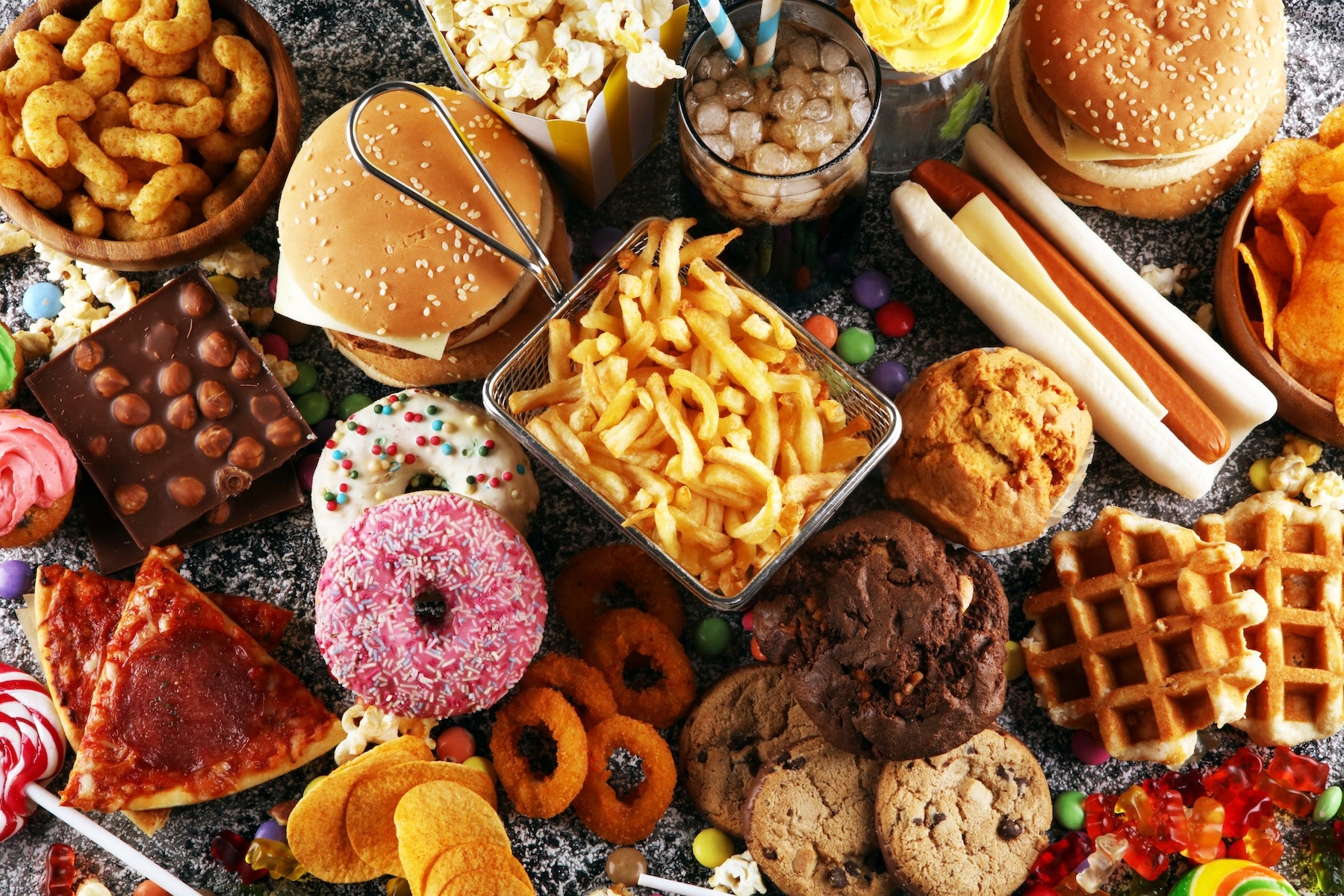 Junk Food Promotes Anxiety