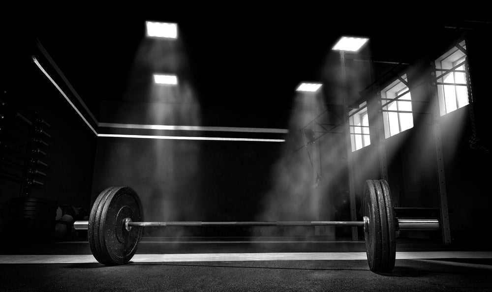 muscular bodybuilder handsome men doing exercises in gym 