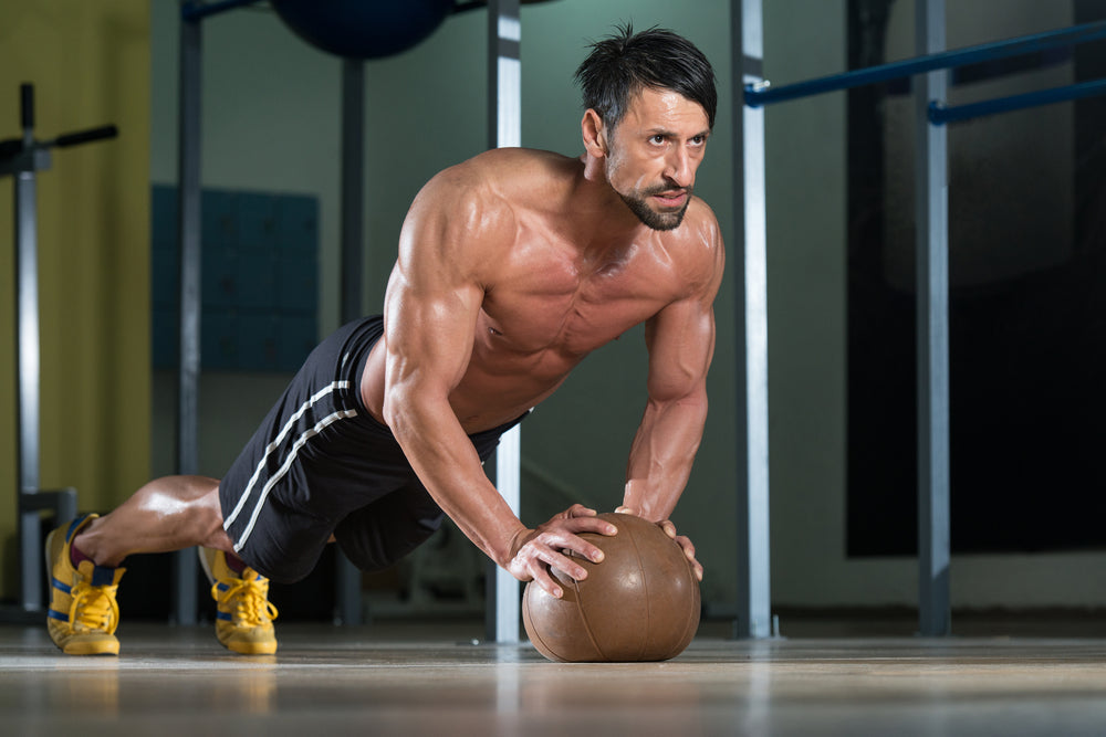 How to Do Medicine Ball Push Ups (Form & Benefits)