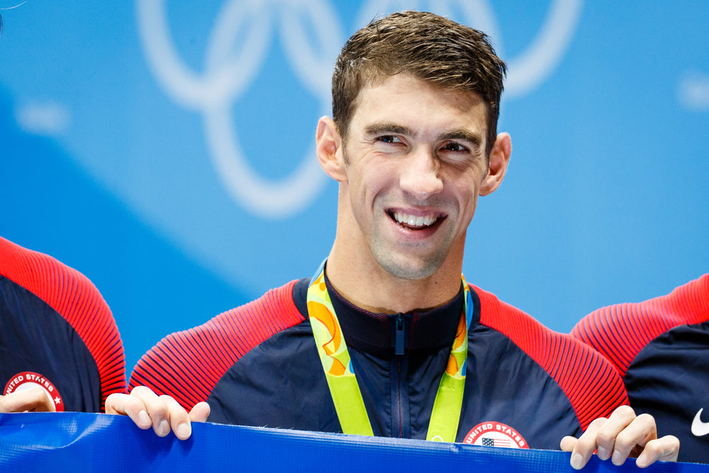 Michael Phelps at his last Olympic race