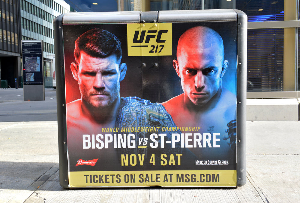 Billboard of Michael Bisping vs George St-Pierre