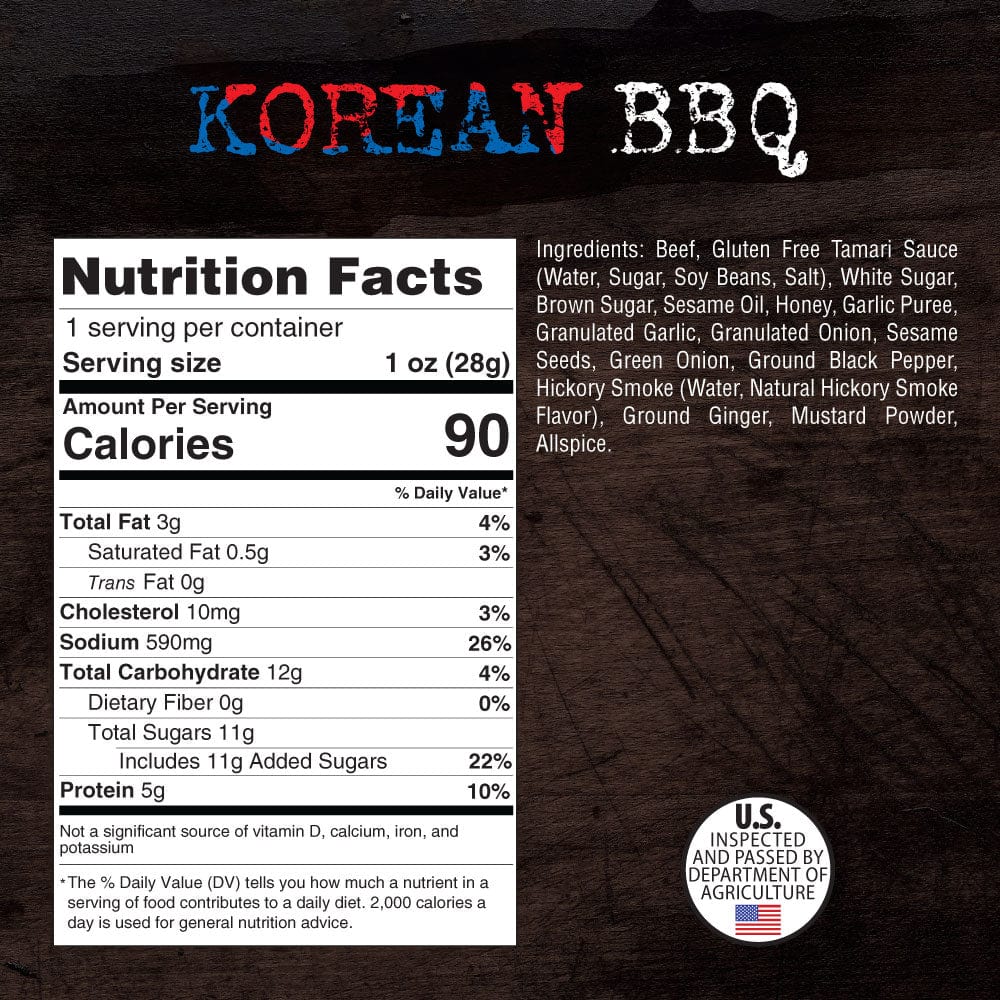 Steel Supplements Jerky 1 oz. Steel Smokehouse Brisket Beef Jerky