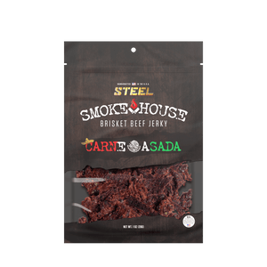 Steel Supplements Jerky Carne Asada 1 oz. Steel Smokehouse Brisket Beef Jerky