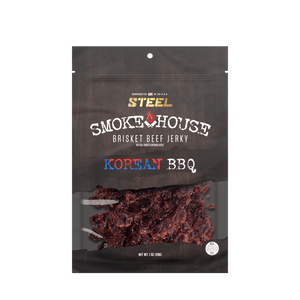 Steel Supplements Jerky Korean BBQ 1 oz. Steel Smokehouse Brisket Beef Jerky