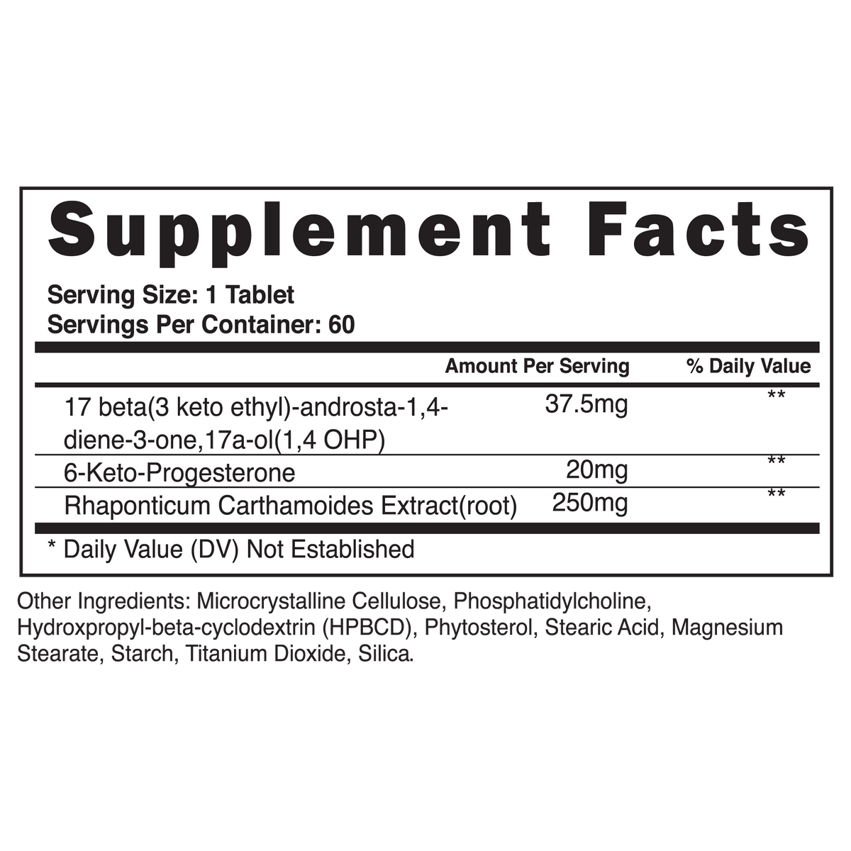 The Steel Supplements Supplement 17a-Andro