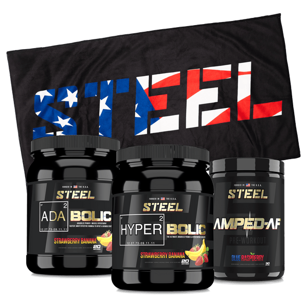 The Steel Supplements Supplement 20 ADABOLIC + 20 HyperbOLIC + AMPED