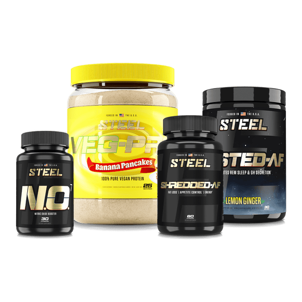The Steel Supplements Supplement Banana Pancakes / Lemon-Ginger 24/7 Stack