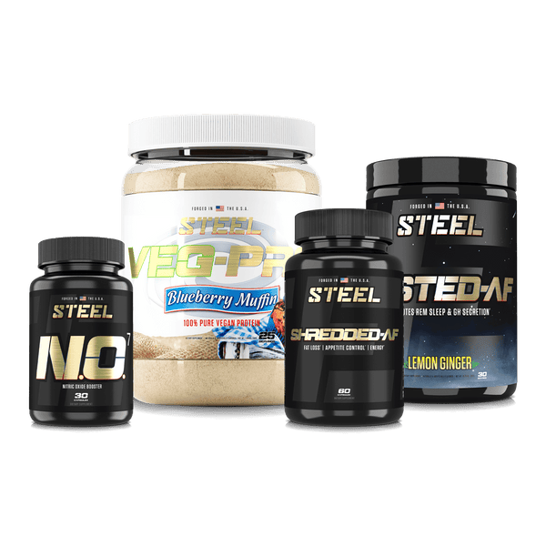 The Steel Supplements Supplement Blueberry Muffin / Lemon-Ginger 24/7 Stack