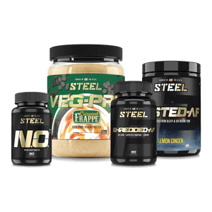 The Steel Supplements Supplement Caramel Frappe / Lemon-Ginger 24/7 Stack