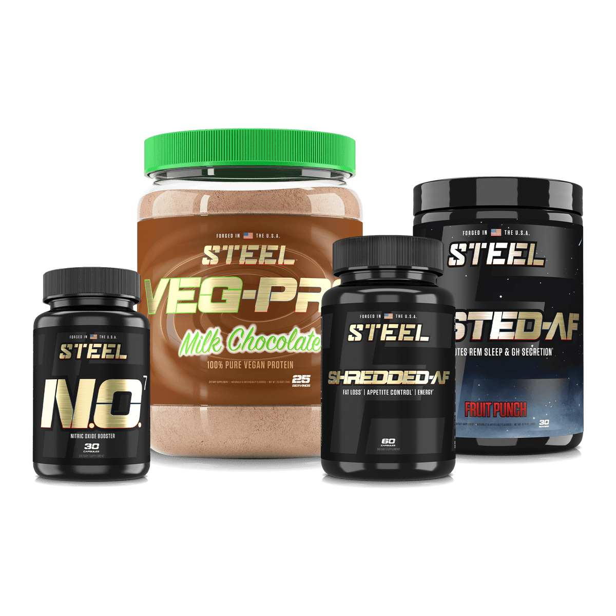 The Steel Supplements Supplement Chocolate / Fruit Punch 24/7 Stack