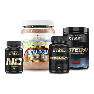 The Steel Supplements Supplement Hot Cocoa / Fruit Punch 24/7 Stack