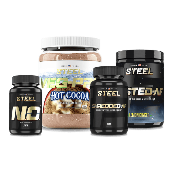 The Steel Supplements Supplement Hot Cocoa / Lemon-Ginger 24/7 Stack