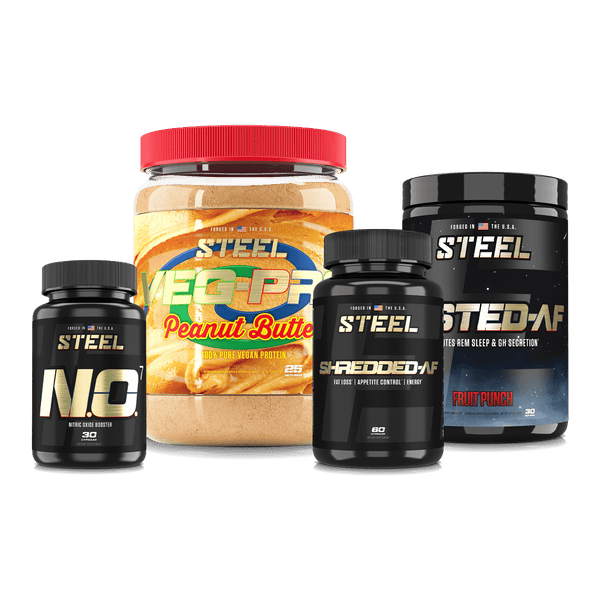 The Steel Supplements Supplement Peanut Butter / Fruit Punch 24/7 Stack