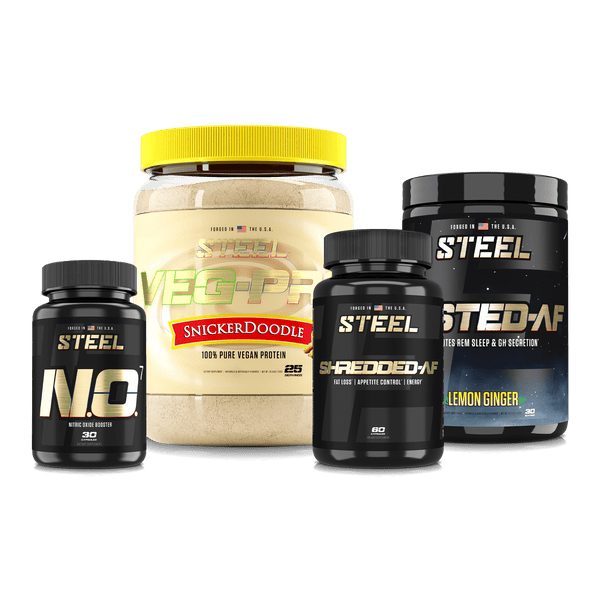The Steel Supplements Supplement Snickerdoodle / Lemon-Ginger 24/7 Stack