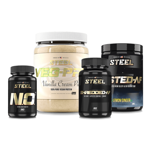The Steel Supplements Supplement Vanilla Cream Pie / Lemon-Ginger 24/7 Stack