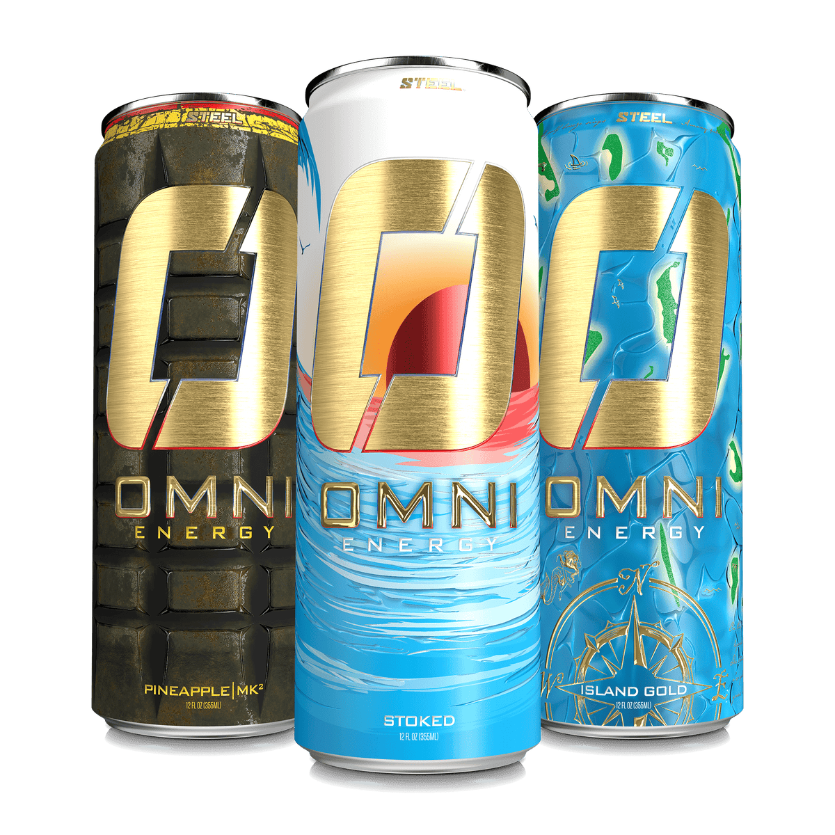 Steel Supplements Bundle 3 OMNI Energy Drinks
