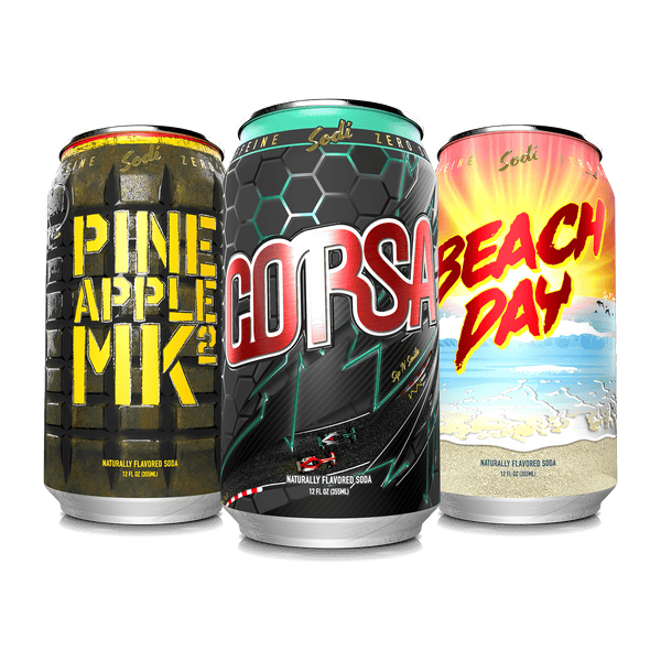 Steel Supplements Bundle 3 SODI POP Drinks